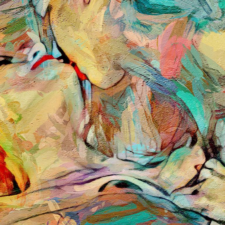 Original Digital Art Erotic Mixed Media by Tobias Ginski