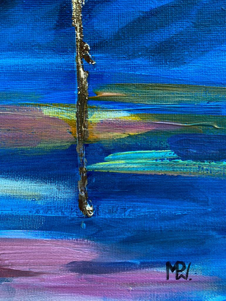 Original Expressionism Animal Painting by Maria Wiegner