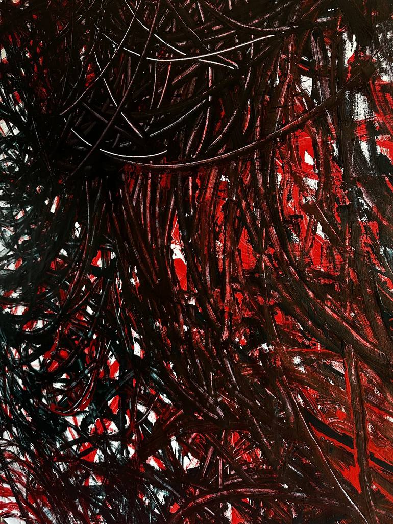 Original Abstract Expressionism Abstract Painting by Vladyslav Vladymyrov