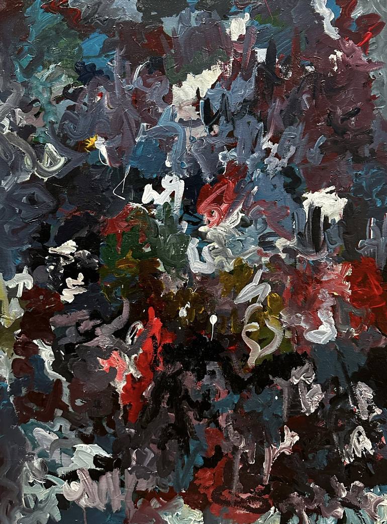 Original Abstract Expressionism Abstract Paintings by Vladyslav Vladymyrov