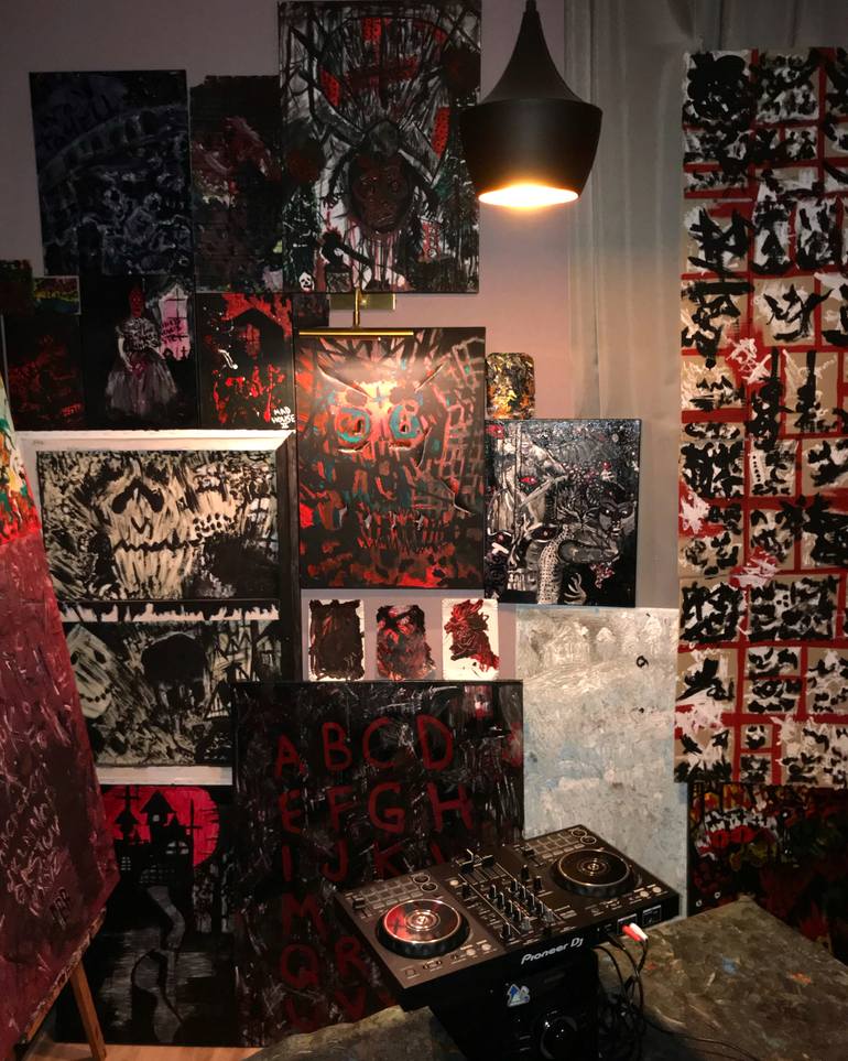 Original Contemporary Abstract Painting by Vladyslav Vladymyrov