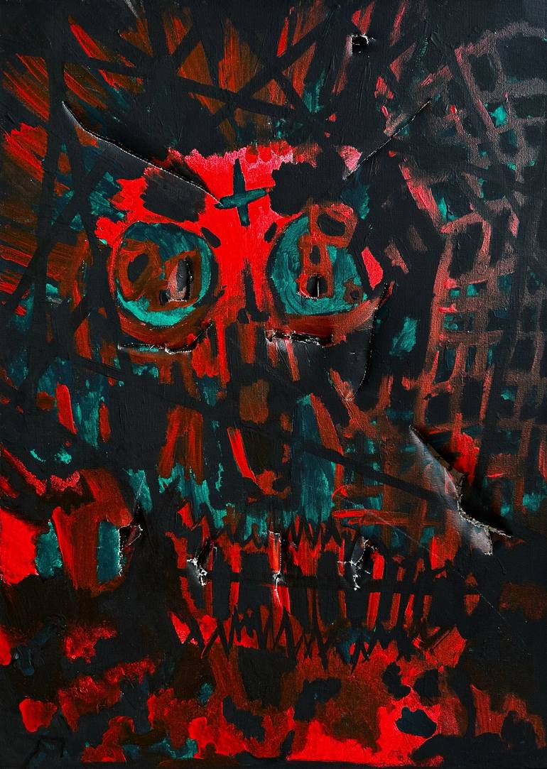 Original Modernism Abstract Paintings by Vladyslav Vladymyrov
