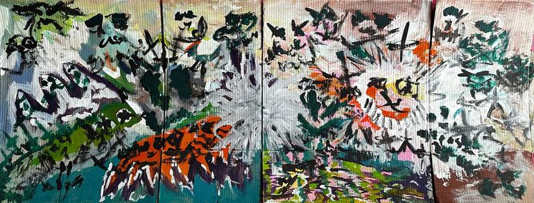Original Modernism Abstract Paintings by Vladyslav Vladymyrov