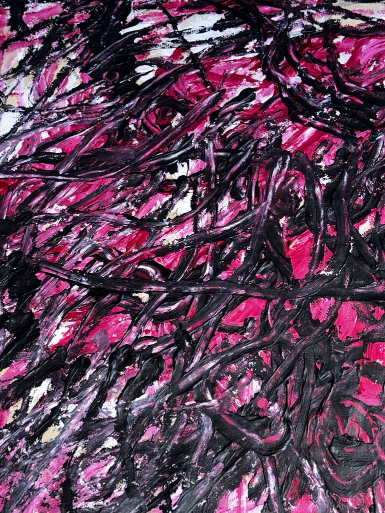 Original Abstract Expressionism Abstract Painting by Vladyslav Vladymyrov
