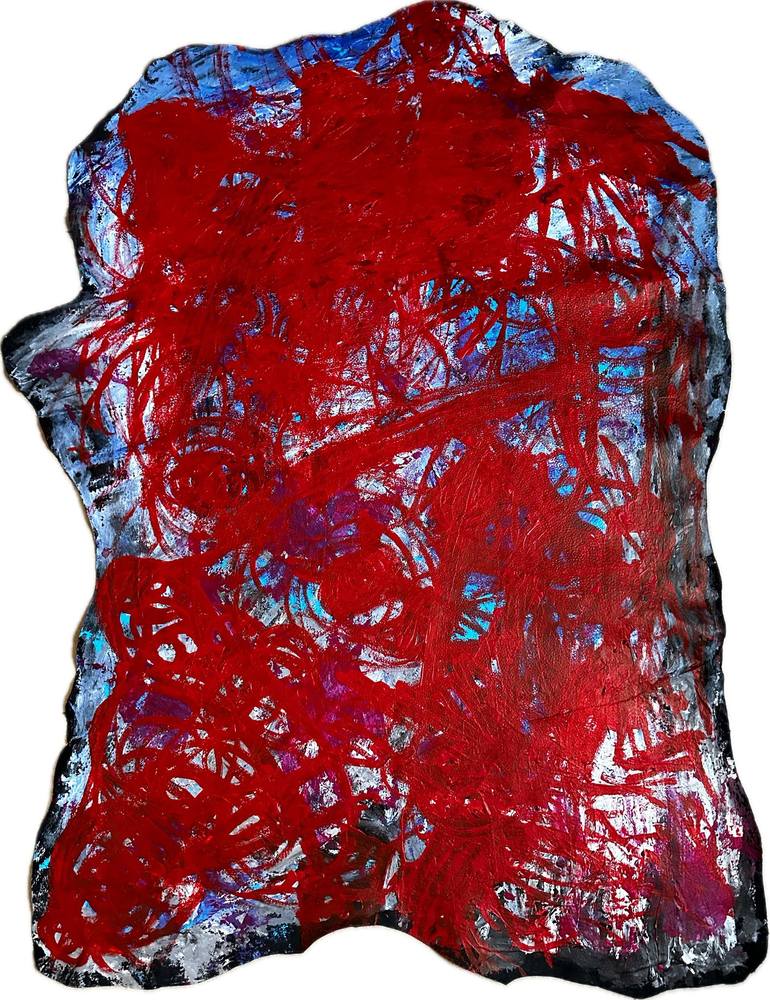 Original Abstract Expressionism Abstract Paintings by Vladyslav Vladymyrov