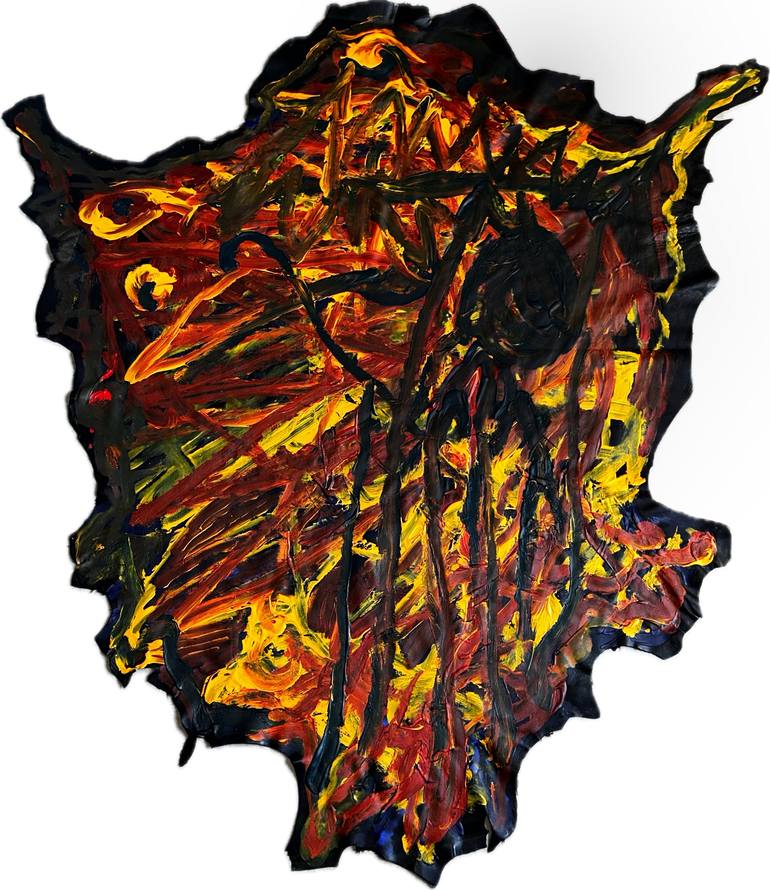 Original Abstract Expressionism Abstract Paintings by Vladyslav Vladymyrov