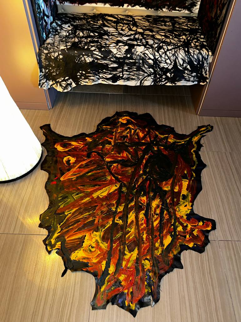 Original Abstract Expressionism Abstract Painting by Vladyslav Vladymyrov