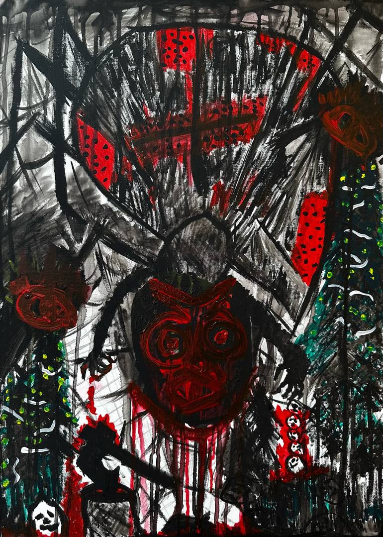 Original Abstract Paintings by Vladyslav Vladymyrov