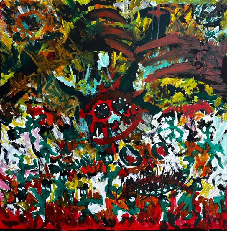 Original Abstract Expressionism Abstract Paintings by Vladyslav Vladymyrov