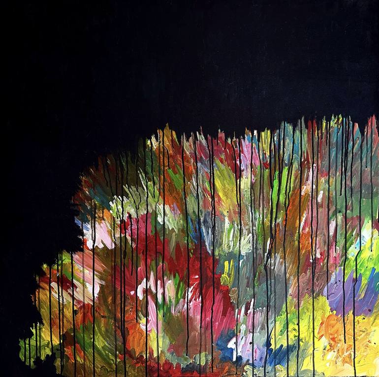 Original Abstract Expressionism Abstract Paintings by Vladyslav Vladymyrov