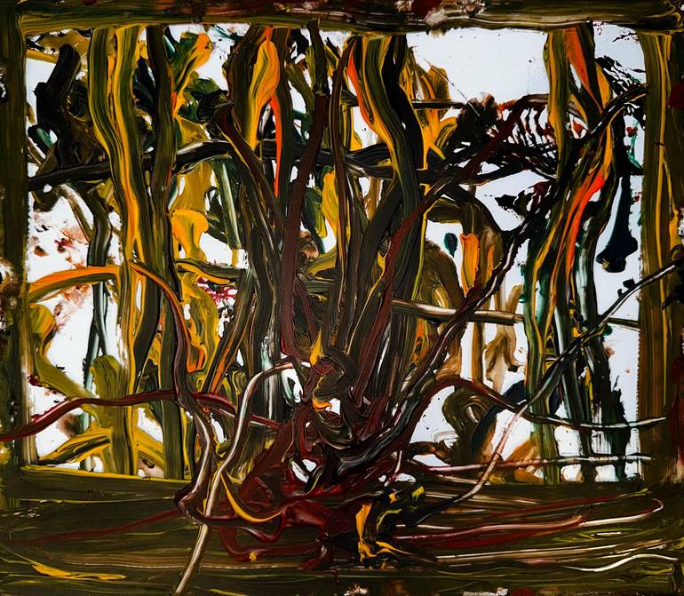Original Abstract Expressionism Abstract Paintings by Vladyslav Vladymyrov