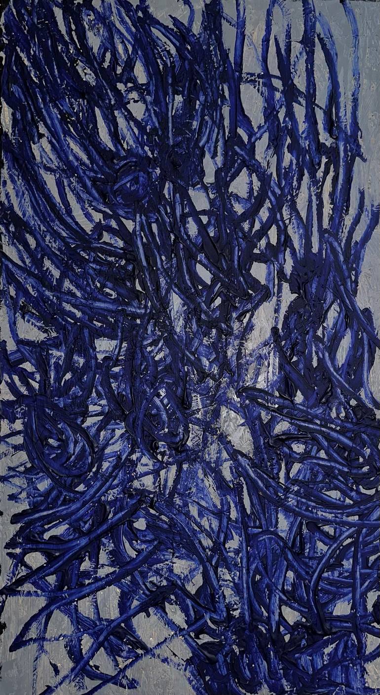 Original Abstract Expressionism Abstract Paintings by Vladyslav Vladymyrov