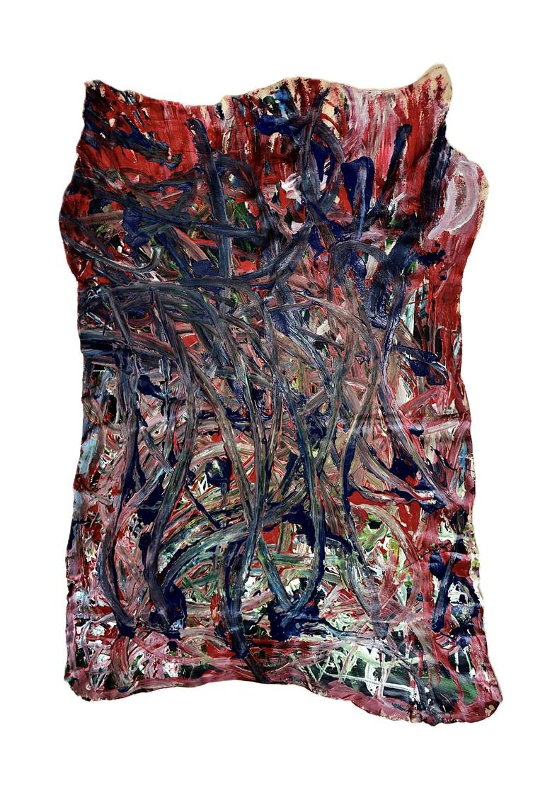 Original Abstract Expressionism Abstract Paintings by Vladyslav Vladymyrov