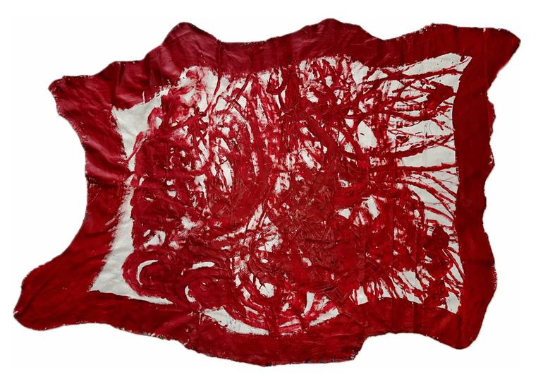 Original Abstract Expressionism Abstract Painting by Vladyslav Vladymyrov