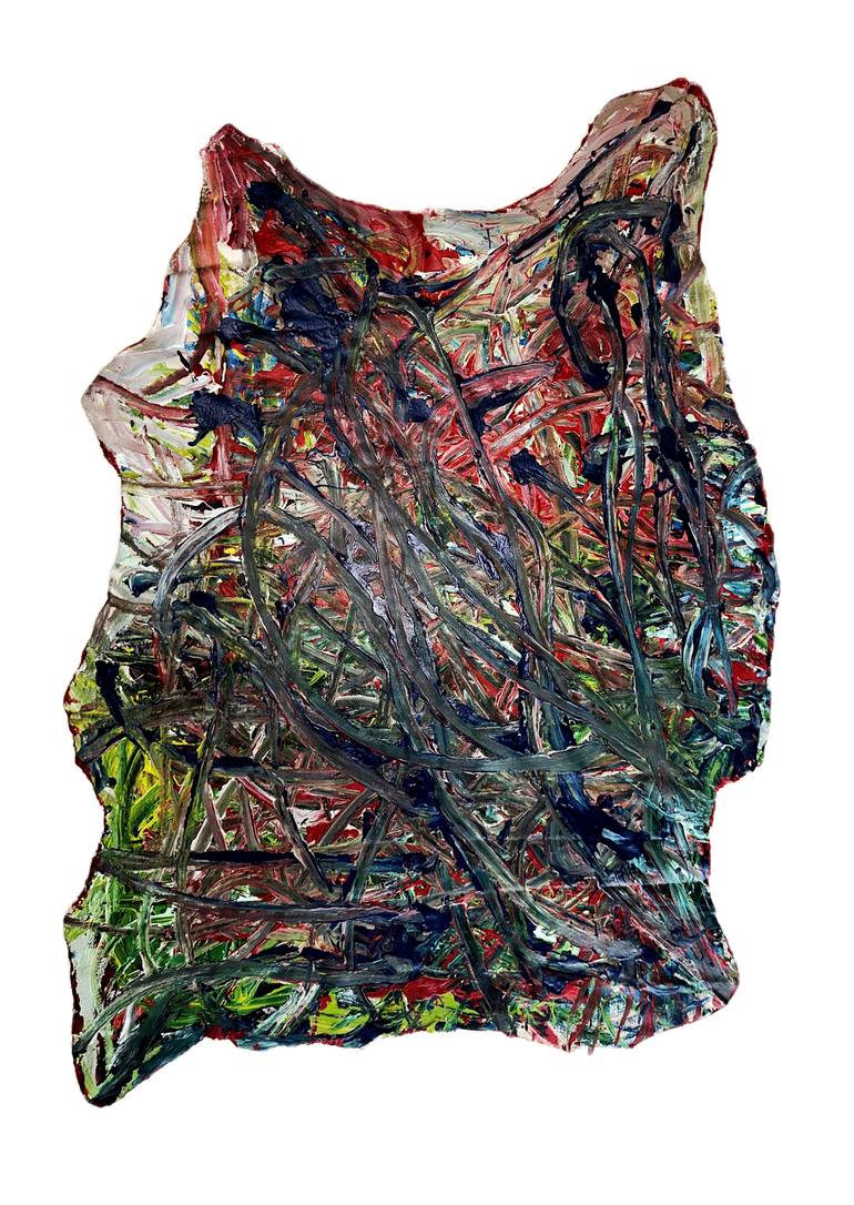 Original Abstract Expressionism Abstract Painting by Vladyslav Vladymyrov