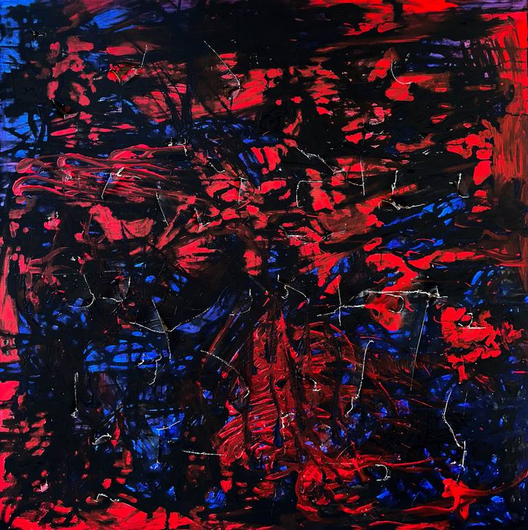Original Abstract Painting by Vladyslav Vladymyrov