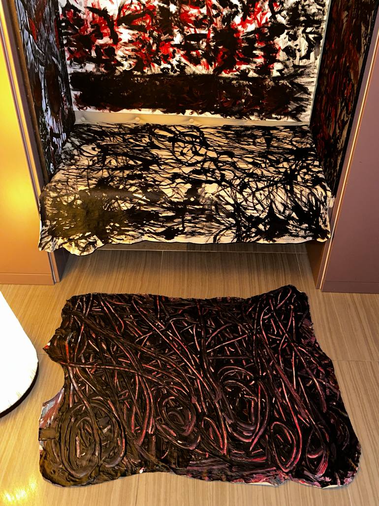 Original Abstract Expressionism Abstract Painting by Vladyslav Vladymyrov