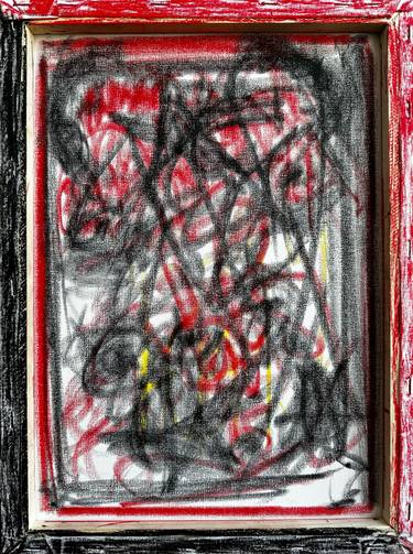 Original Abstract Expressionism Abstract Painting by Vladyslav Vladymyrov