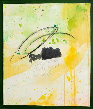 Original Abstract Expressionism Abstract Painting by Gabriela Martin