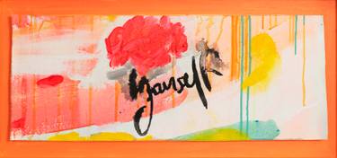 Original Abstract Expressionism Abstract Painting by Gabriela Martin