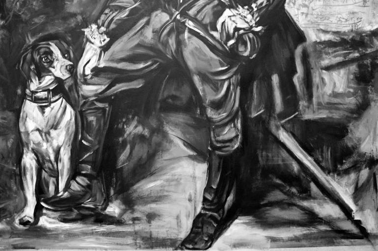 Original Baroque Pop Culture/Celebrity Painting by Nozvvu Art