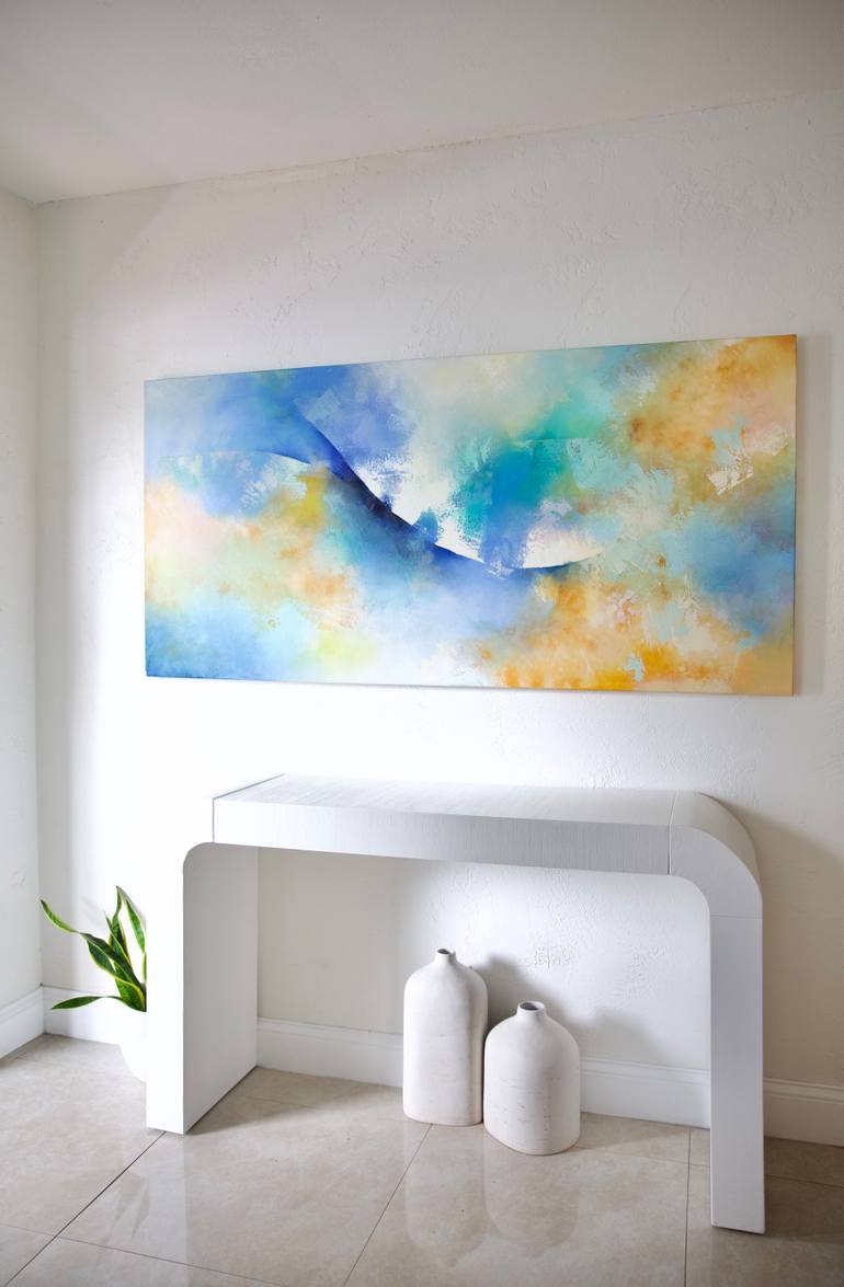 Original Contemporary Abstract Painting by  Nathalie Ramirez