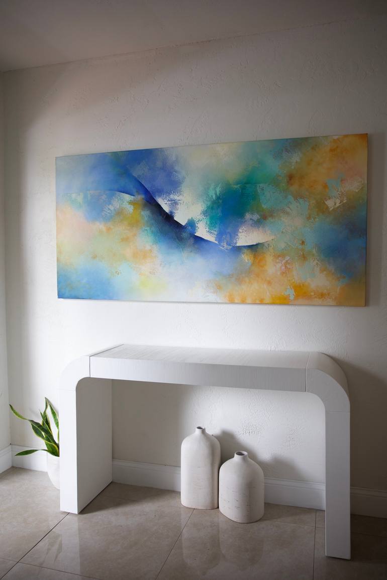 Original Contemporary Abstract Painting by  Nathalie Ramirez