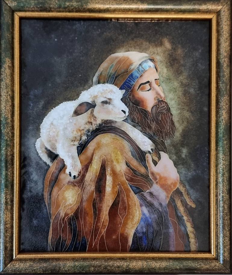 Original Art Deco Classical Mythology Painting by Christina Poghosyan