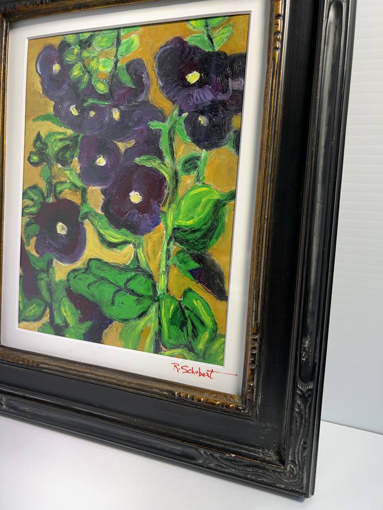 Original Contemporary Floral Painting by Rhiannon Schubert