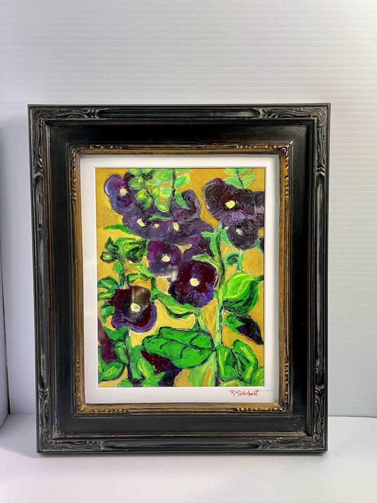 Original Contemporary Floral Painting by Rhiannon Schubert