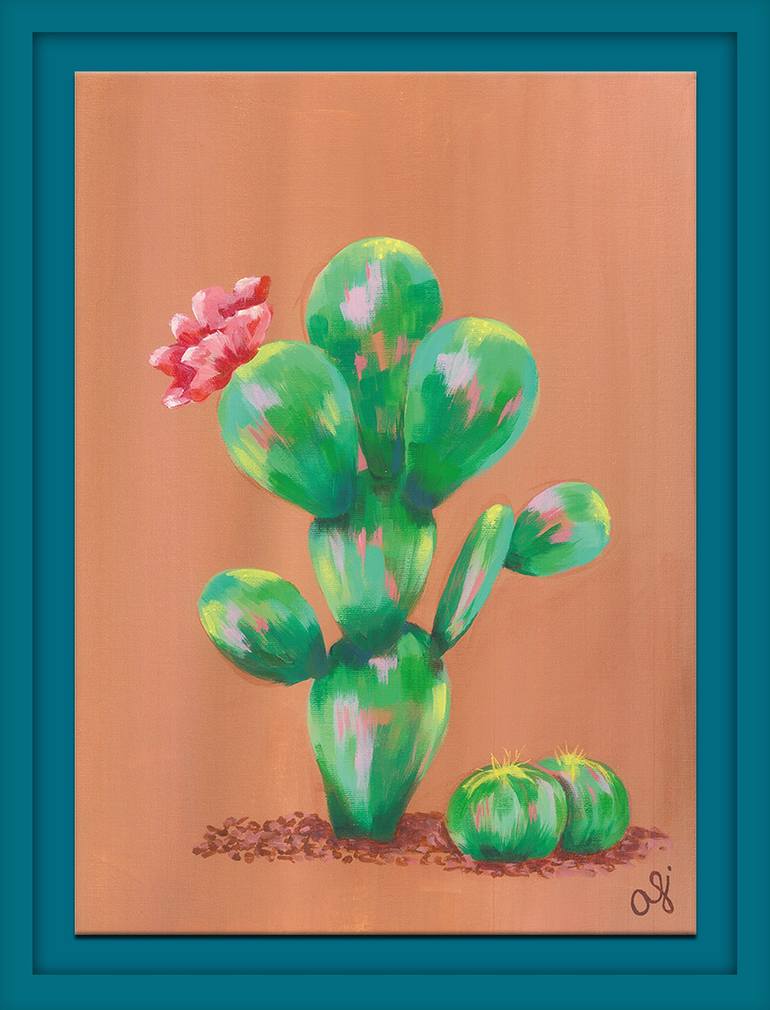 Original Figurative Botanic Paintings by Andrea Segura