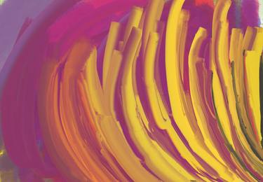 Original Color Field Painting Abstract Painting by Yiling Shen