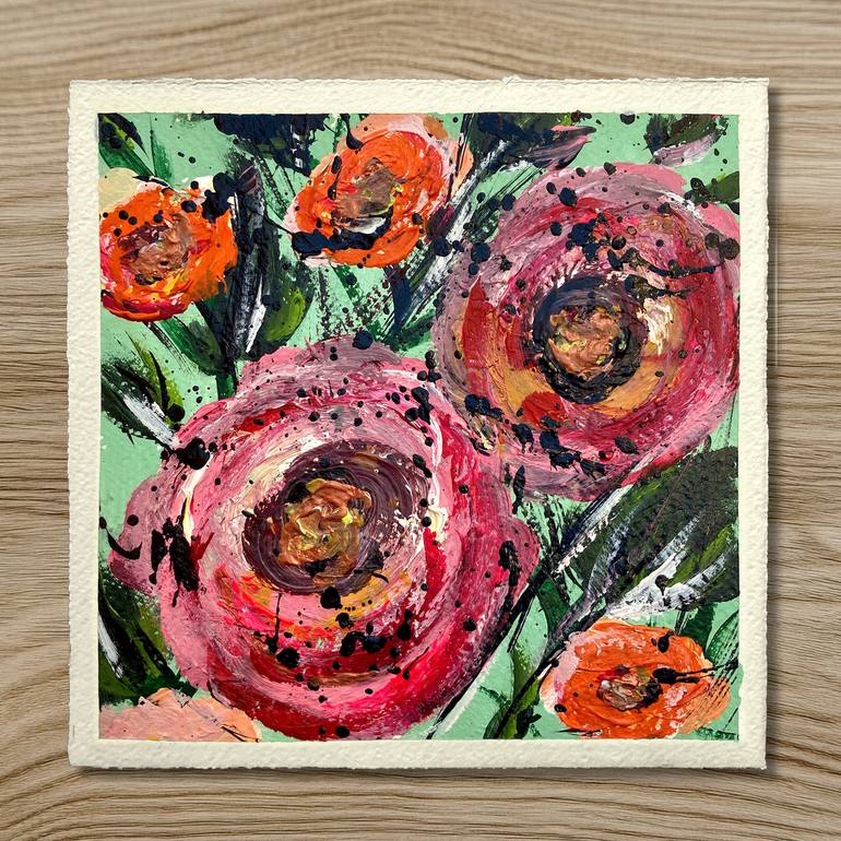 Original Abstract Nature Painting by Gonzague Lanier