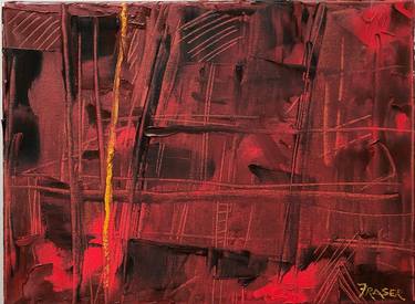 Original Abstract Expressionism Abstract Painting by Steve Fraser