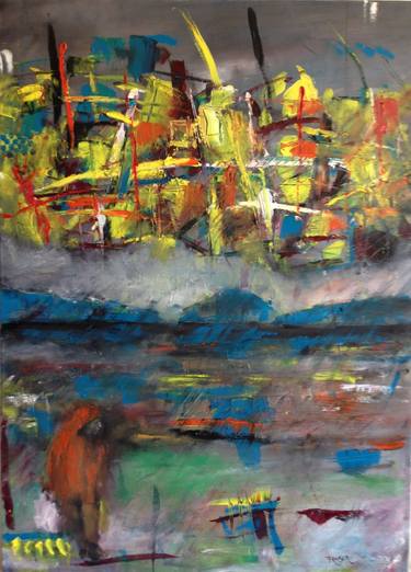 Original Abstract Expressionism Time Paintings by Steve Fraser