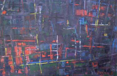 Original Abstract Expressionism Abstract Paintings by Steve Fraser