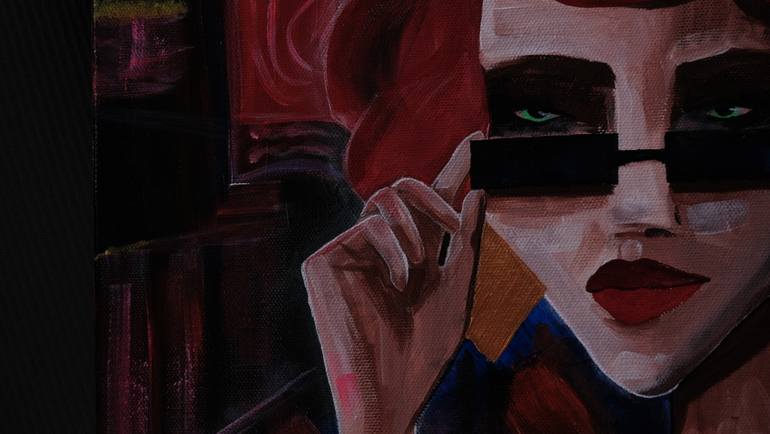 Original Expressionism Women Painting by Kateryna Ferman