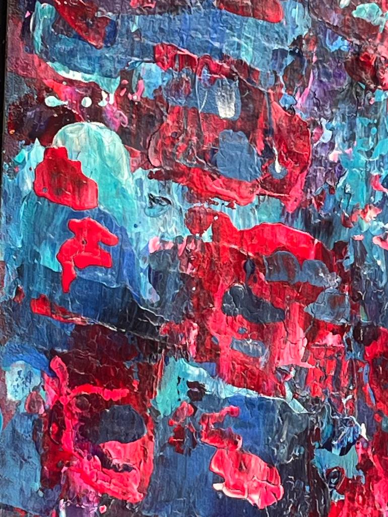 Original Abstract Expressionism Abstract Painting by Dustin Adams