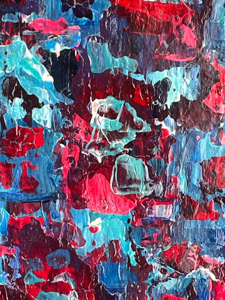 Original Abstract Expressionism Abstract Painting by Dustin Adams