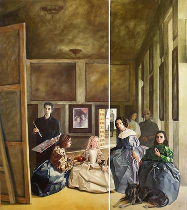 Original Realism People Paintings by Carmen Giraldez