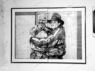 Original Black & White Performing Arts Drawings by Nwankwodili Kingsley Art