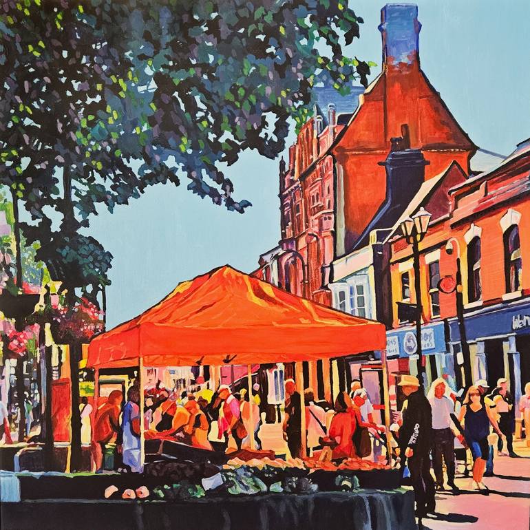 Original Contemporary Architecture Paintings by Dj Gouldsbrough