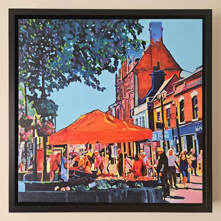 Original Contemporary Architecture Painting by Dj Gouldsbrough