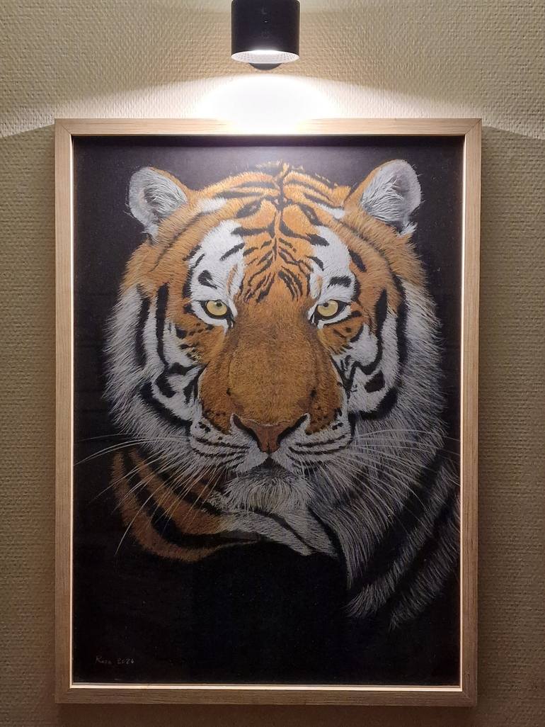 Original Realism Animal Painting by Reza Aghili