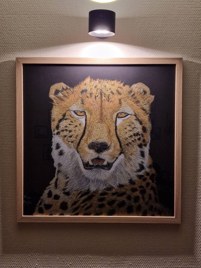 Original Realism Animal Painting by Reza Aghili