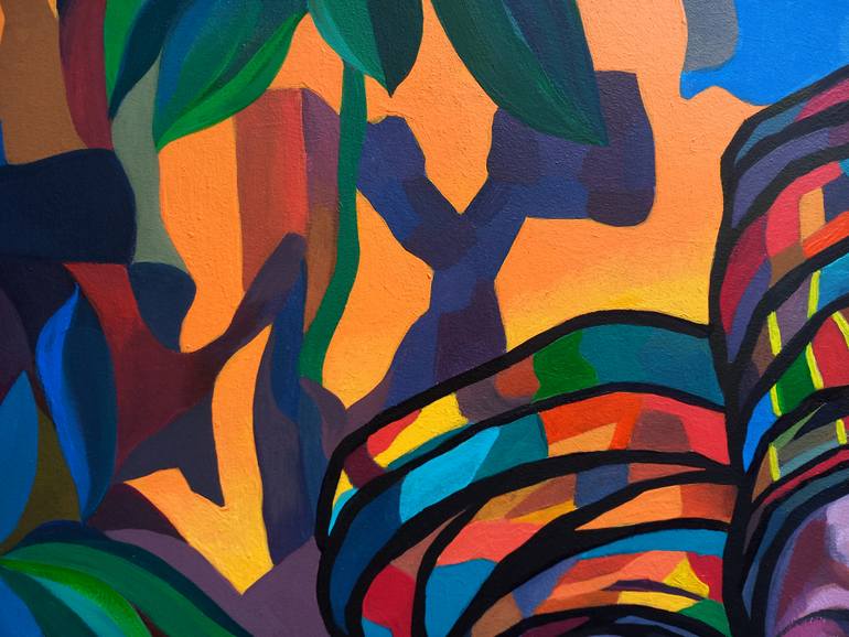 Original Fauvism People Painting by Volodymyr Korolievskyi