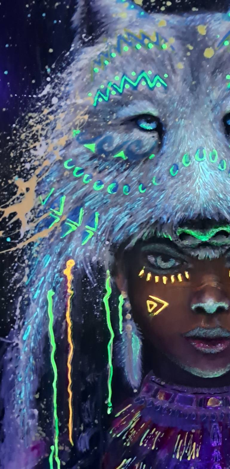 Original Abstract Women Painting by Sandra Lopez 