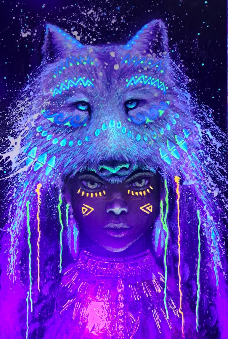 Original Abstract Women Painting by Sandra Lopez 