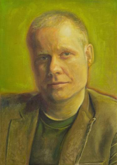 Original Portrait Painting by RC Hoffmann