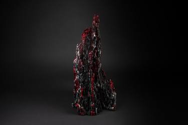 Original Futurism Outer Space Sculpture by Luca Lamperti